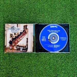 Vintage Lismor 1991 The Strathclyde Glasgow Scotland Police Pipers Music CD EUC